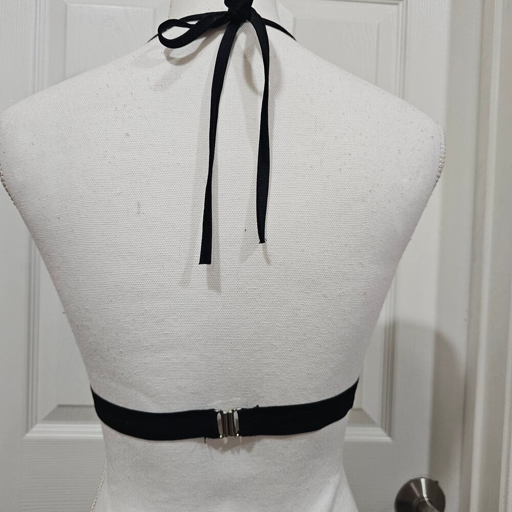 Rave Wonderland Sequin Evil Eye Festival Bralette Y2K Size M/L - Picture 3 of 6